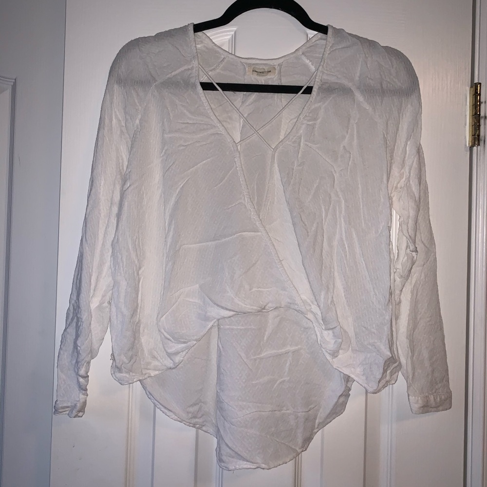 Silence + Noise high-low blouse